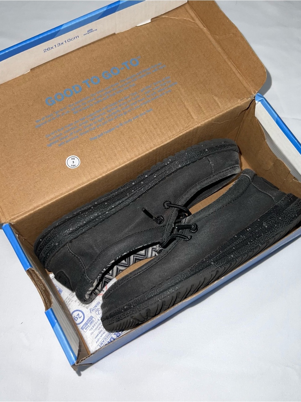 Hey Dude Boy’s Black Casual Slip-On Loafers